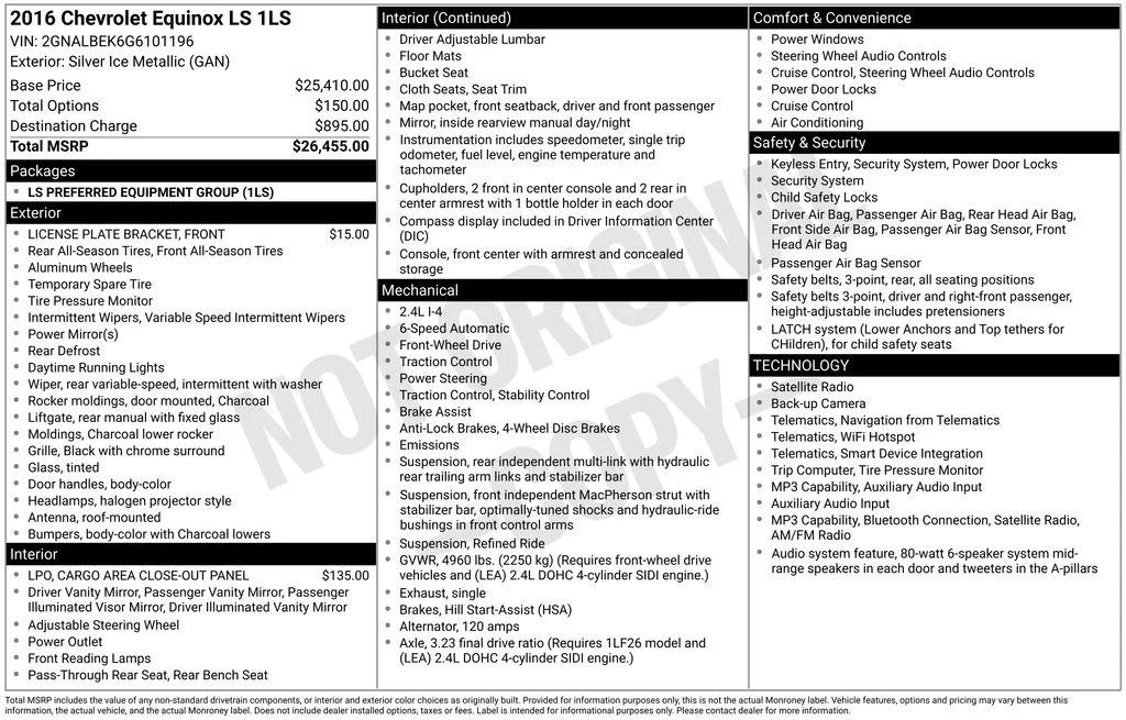 chevrolet equinox 2016 2GNALBEK6G6101196 image chevrolet equinox 2016 2GNALBEK6G6101196 image