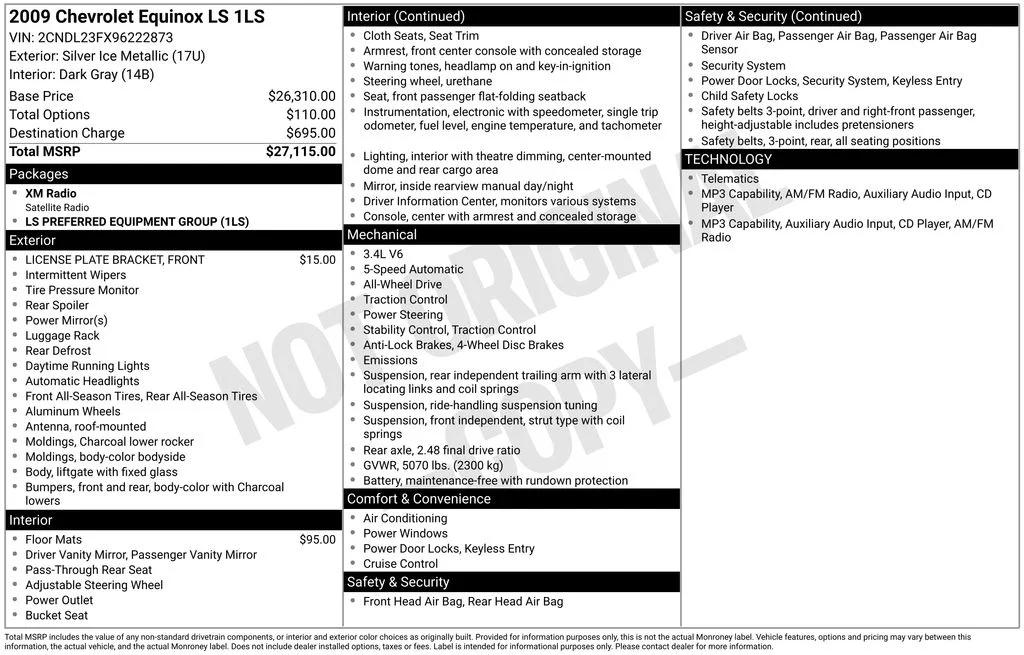 chevrolet equinox 2009 2CNDL23FX96222873 image chevrolet equinox 2009 2CNDL23FX96222873 image