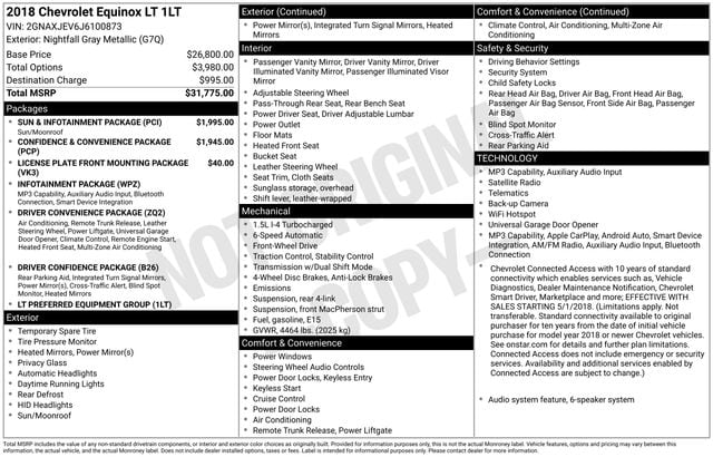 chevrolet equinox 2018 2GNAXJEV6J6100873 image chevrolet equinox 2018 2GNAXJEV6J6100873 image