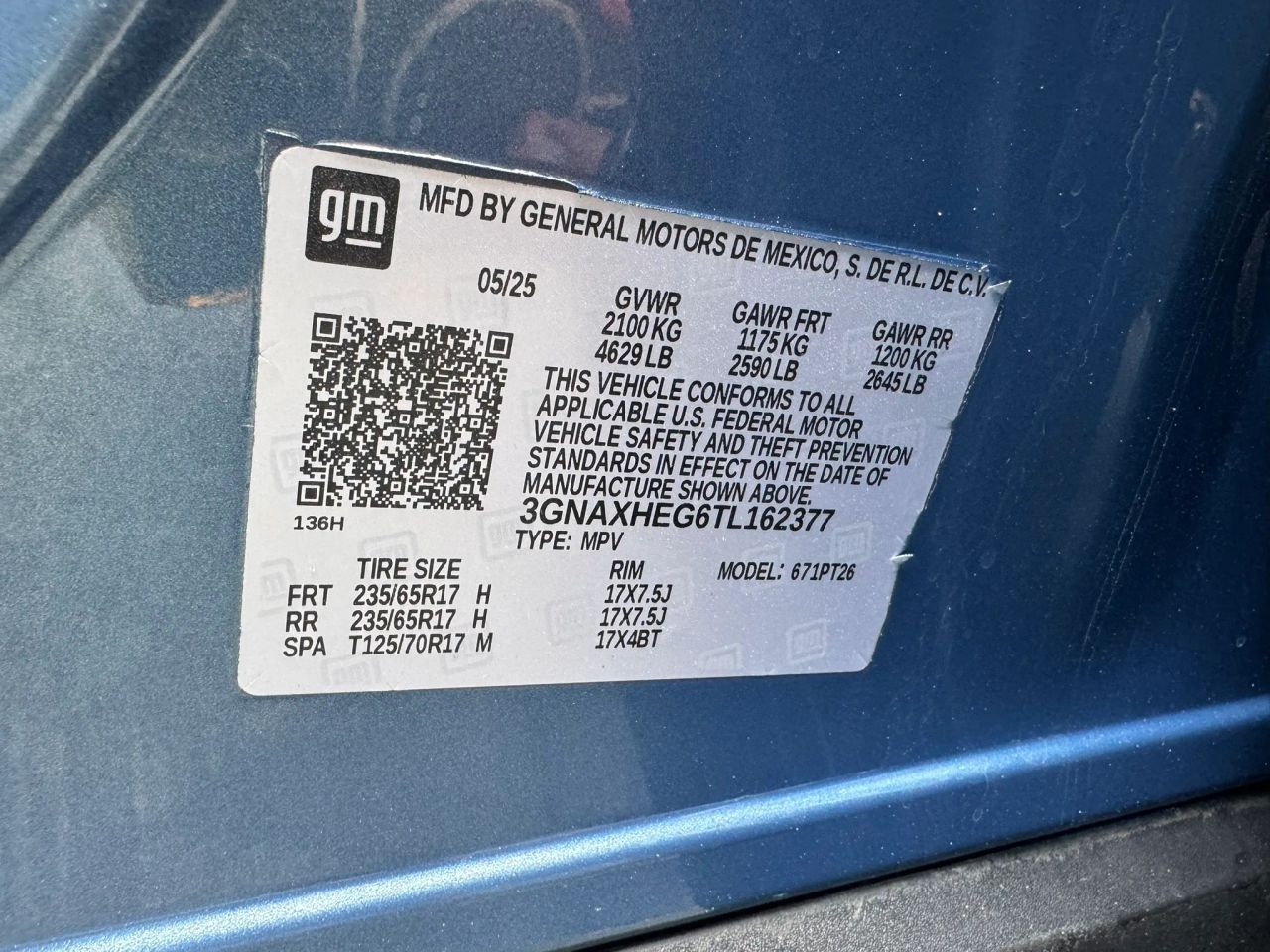 chevrolet equinox 2026 3GNAXHEG6TL162377 image chevrolet equinox 2026 3GNAXHEG6TL162377 image