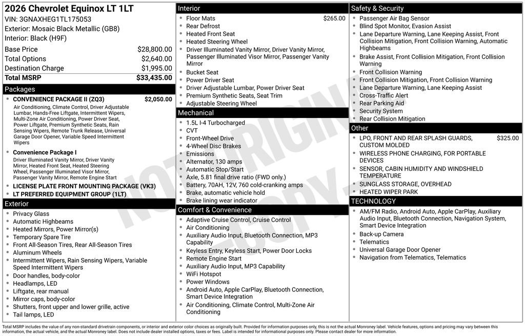 chevrolet equinox 2026 3GNAXHEG1TL175053 image chevrolet equinox 2026 3GNAXHEG1TL175053 image