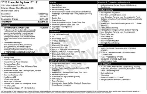 chevrolet equinox 2026 3GNAXHEG4TL228201 image chevrolet equinox 2026 3GNAXHEG4TL228201 image