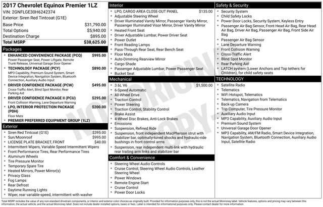 chevrolet equinox 2017 2GNFLGE30H6242374 image chevrolet equinox 2017 2GNFLGE30H6242374 image