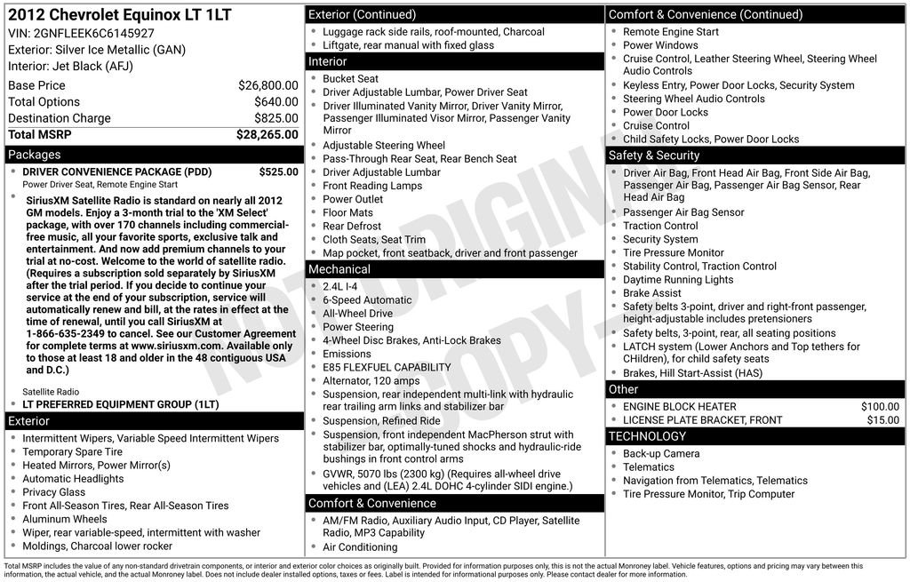 chevrolet equinox 2012 2GNFLEEK6C6145927 image chevrolet equinox 2012 2GNFLEEK6C6145927 image