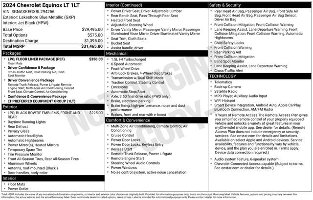 chevrolet equinox 2024 3GNAXKEGXRL294256 image chevrolet equinox 2024 3GNAXKEGXRL294256 image
