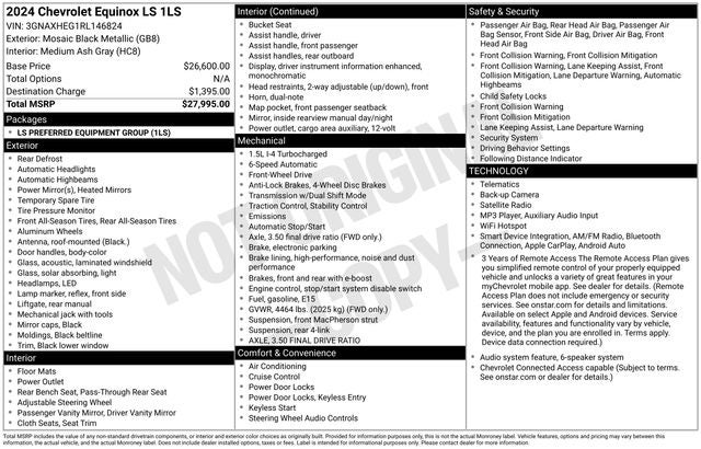 chevrolet equinox 2024 3GNAXHEG1RL146824 image chevrolet equinox 2024 3GNAXHEG1RL146824 image