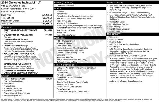 chevrolet equinox 2024 3GNAXKEG1RS101871 image chevrolet equinox 2024 3GNAXKEG1RS101871 image