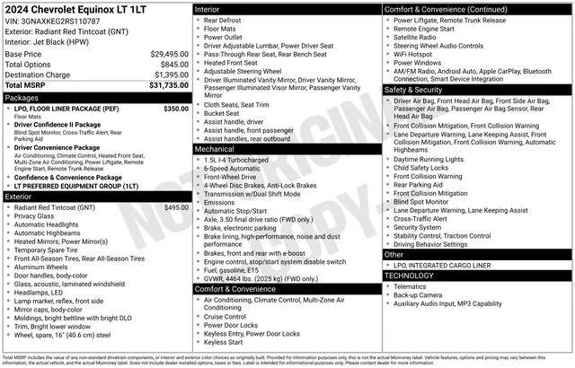 chevrolet equinox 2024 3GNAXKEG2RS110787 image chevrolet equinox 2024 3GNAXKEG2RS110787 image