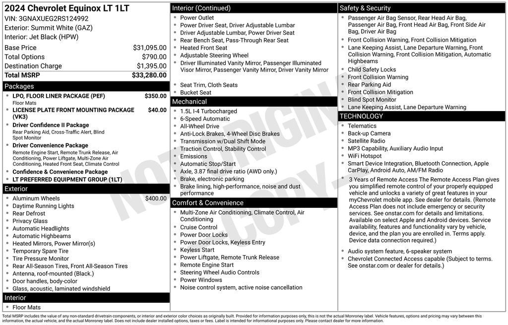 chevrolet equinox 2024 3GNAXUEG2RS124992 image chevrolet equinox 2024 3GNAXUEG2RS124992 image