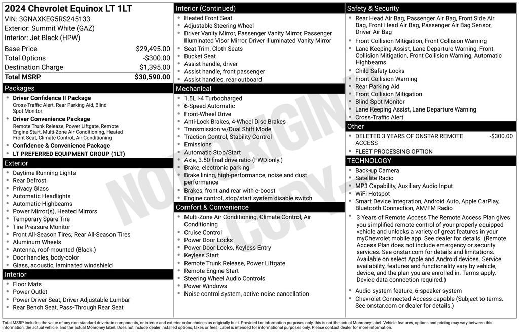 chevrolet equinox 2024 3GNAXKEG5RS245133 image chevrolet equinox 2024 3GNAXKEG5RS245133 image