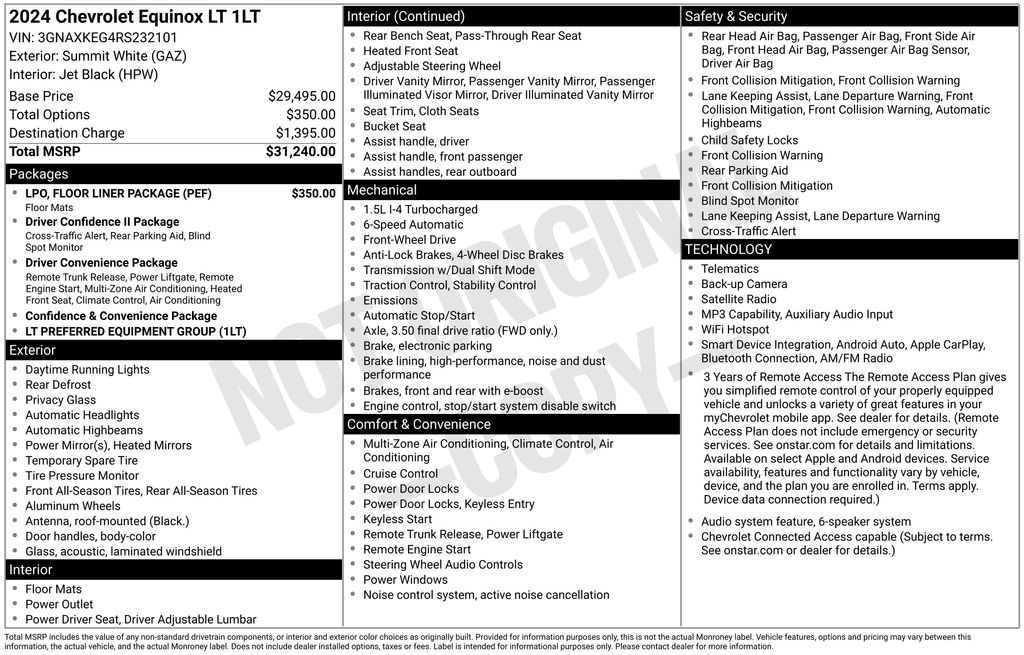 chevrolet equinox 2024 3GNAXKEG4RS232101 image chevrolet equinox 2024 3GNAXKEG4RS232101 image