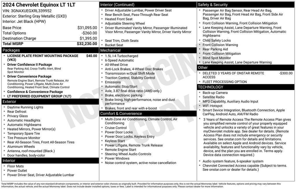 chevrolet equinox 2024 3GNAXUEGXRL339952 image chevrolet equinox 2024 3GNAXUEGXRL339952 image
