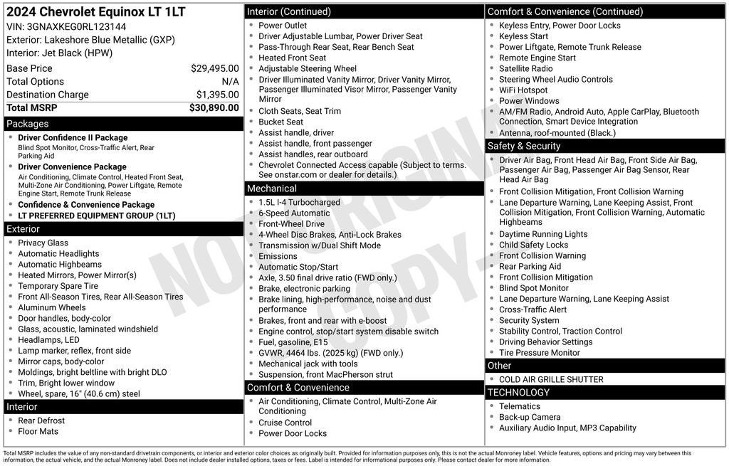 chevrolet equinox 2024 3GNAXKEG0RL123144 image chevrolet equinox 2024 3GNAXKEG0RL123144 image