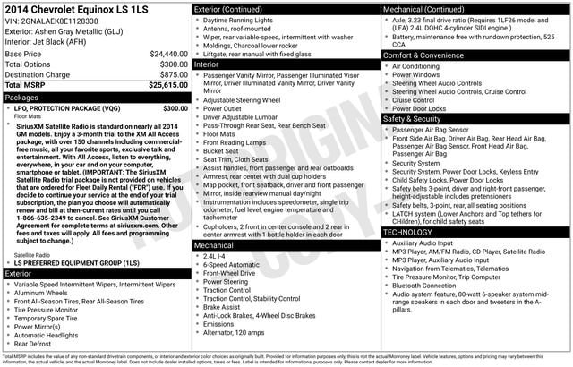 chevrolet equinox 2014 2GNALAEK8E1128338 image chevrolet equinox 2014 2GNALAEK8E1128338 image
