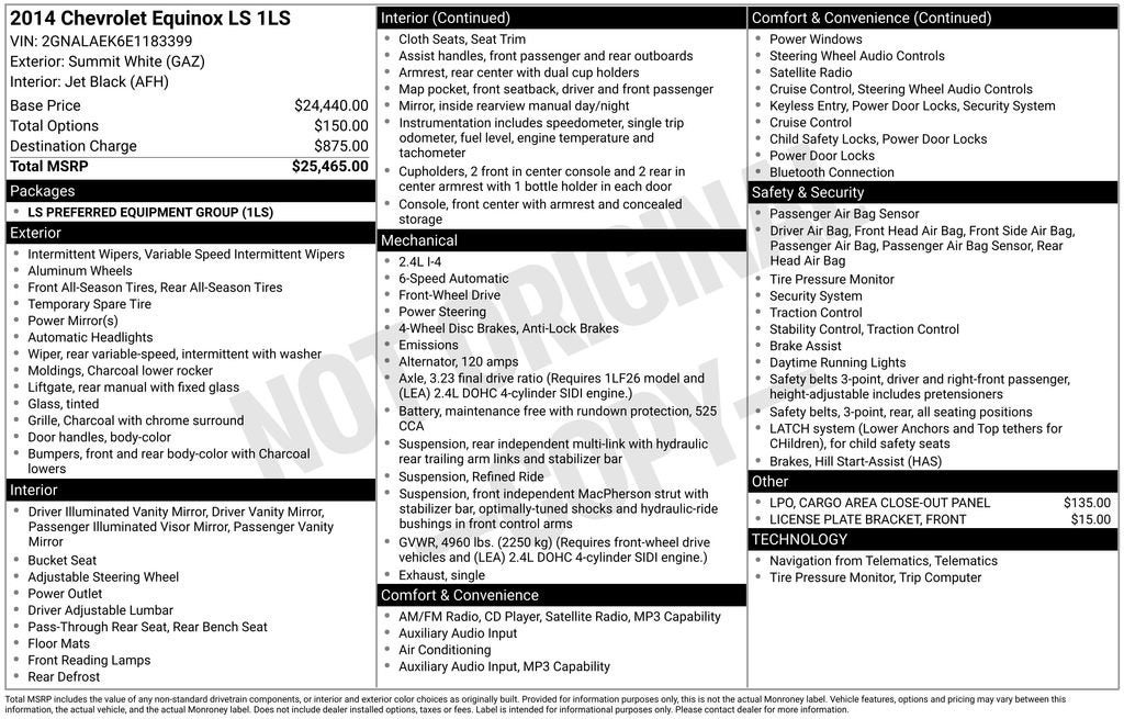 chevrolet equinox 2014 2GNALAEK6E1183399 image chevrolet equinox 2014 2GNALAEK6E1183399 image