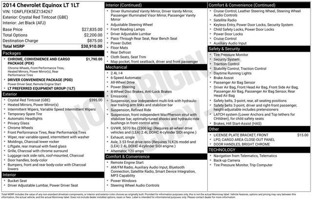 chevrolet equinox 2014 1GNFLFEK5EZ134267 image chevrolet equinox 2014 1GNFLFEK5EZ134267 image