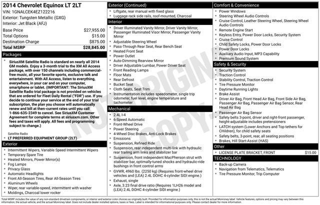chevrolet equinox 2014 1GNALCEK4EZ122216 image chevrolet equinox 2014 1GNALCEK4EZ122216 image