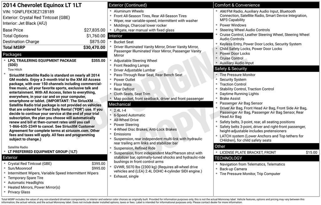 chevrolet equinox 2014 1GNFLFEK3EZ128189 image chevrolet equinox 2014 1GNFLFEK3EZ128189 image