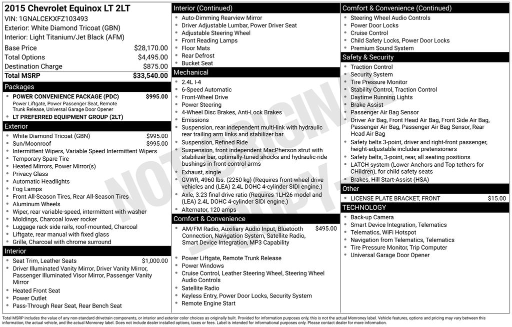 chevrolet equinox 2015 1GNALCEKXFZ103493 image chevrolet equinox 2015 1GNALCEKXFZ103493 image