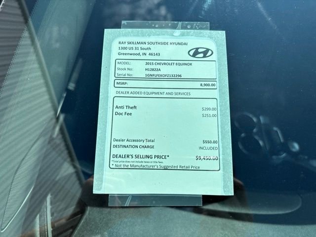 chevrolet equinox 2015 1GNFLFEK0FZ132296 image chevrolet equinox 2015 1GNFLFEK0FZ132296 image