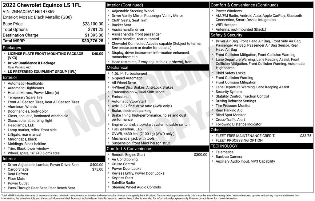 chevrolet equinox 2022 2GNAX5EV1N6147869 image chevrolet equinox 2022 2GNAX5EV1N6147869 image
