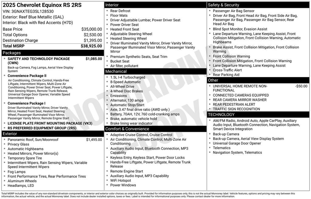 chevrolet equinox 2025 3GNAXTEG3SL128530 image chevrolet equinox 2025 3GNAXTEG3SL128530 image