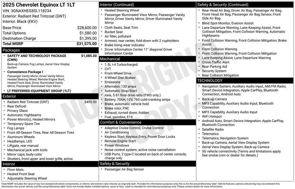 chevrolet equinox 2025 3GNAXHEG8SL118234 image chevrolet equinox 2025 3GNAXHEG8SL118234 image
