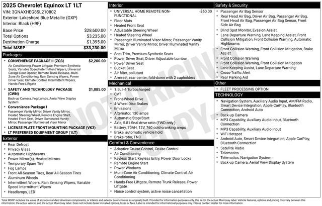 chevrolet equinox 2025 3GNAXHEG8SL210802 image chevrolet equinox 2025 3GNAXHEG8SL210802 image