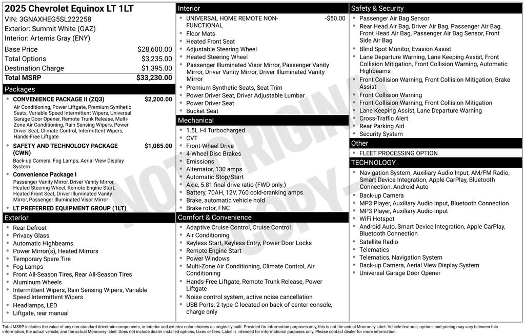 chevrolet equinox 2025 3GNAXHEG5SL222258 image chevrolet equinox 2025 3GNAXHEG5SL222258 image