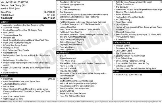 KIA SORENTO 2014 5XYKT3A61EG533769 image