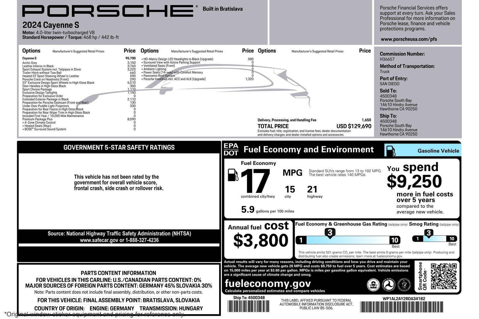 porsche cayenne 2024 WP1AL2AY2RDA34182 image porsche cayenne 2024 WP1AL2AY2RDA34182 image