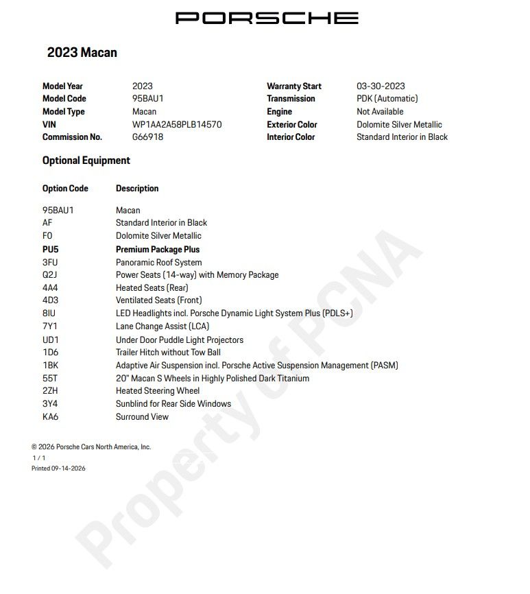 porsche macan 2023 WP1AA2A58PLB14570 image porsche macan 2023 WP1AA2A58PLB14570 image