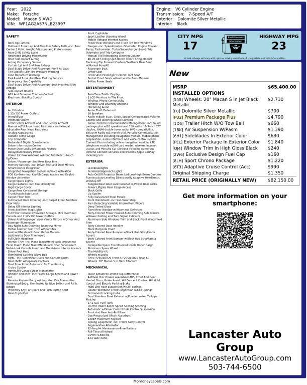 porsche macan 2022 WP1AG2A57NLB23997 image porsche macan 2022 WP1AG2A57NLB23997 image