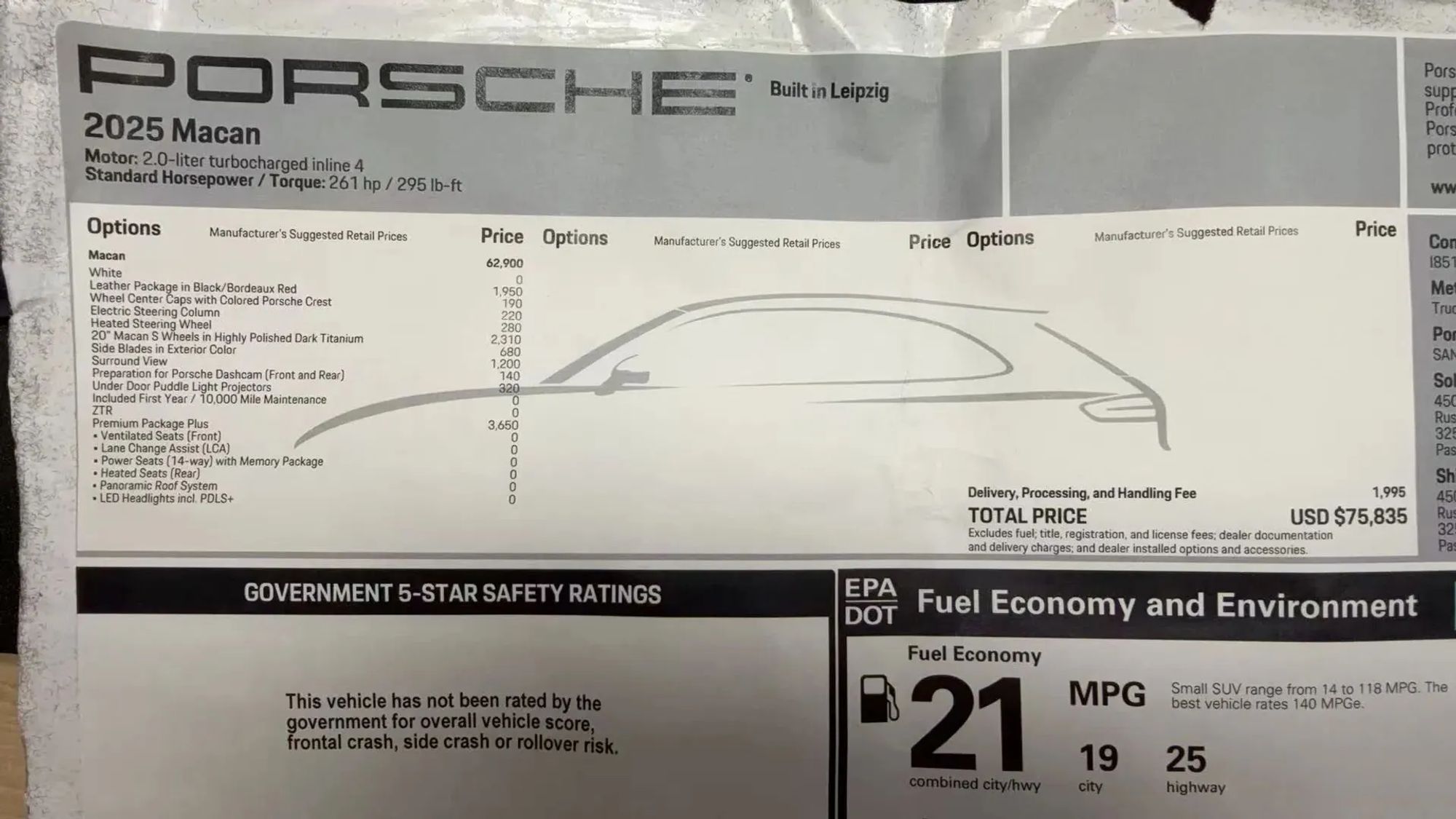 porsche macan 2025 WP1AA2A52SLB10393 image porsche macan 2025 WP1AA2A52SLB10393 image