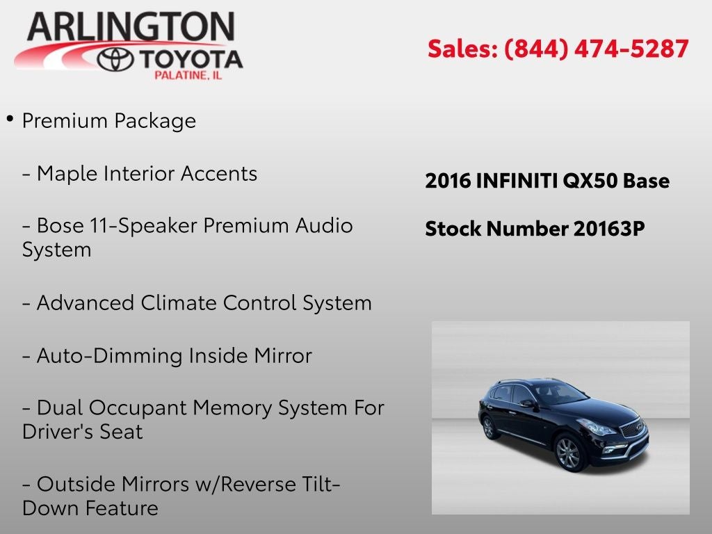 infiniti qx50 2016 JN1BJ0RR6GM267012 image infiniti qx50 2016 JN1BJ0RR6GM267012 image