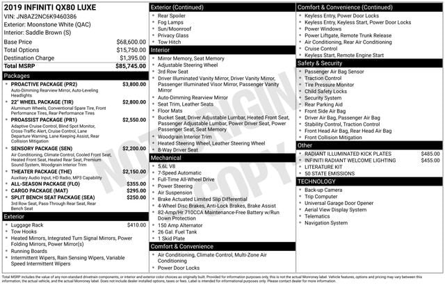infiniti qx80 2019 JN8AZ2NC6K9460386 image infiniti qx80 2019 JN8AZ2NC6K9460386 image