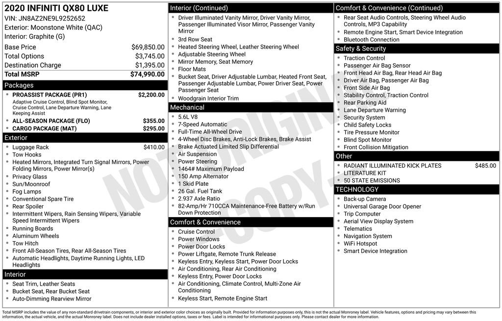 infiniti qx80 2020 JN8AZ2NE9L9252652 image infiniti qx80 2020 JN8AZ2NE9L9252652 image
