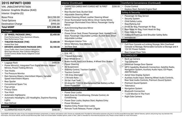 infiniti qx80 2015 JN8AZ2NF0F9573606 image infiniti qx80 2015 JN8AZ2NF0F9573606 image
