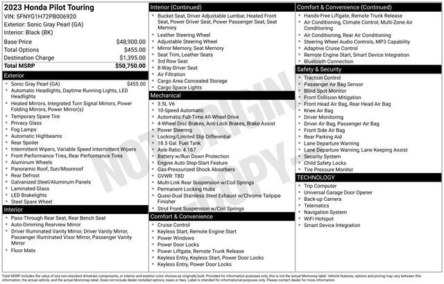 honda pilot 2023 5FNYG1H72PB006920 image honda pilot 2023 5FNYG1H72PB006920 image