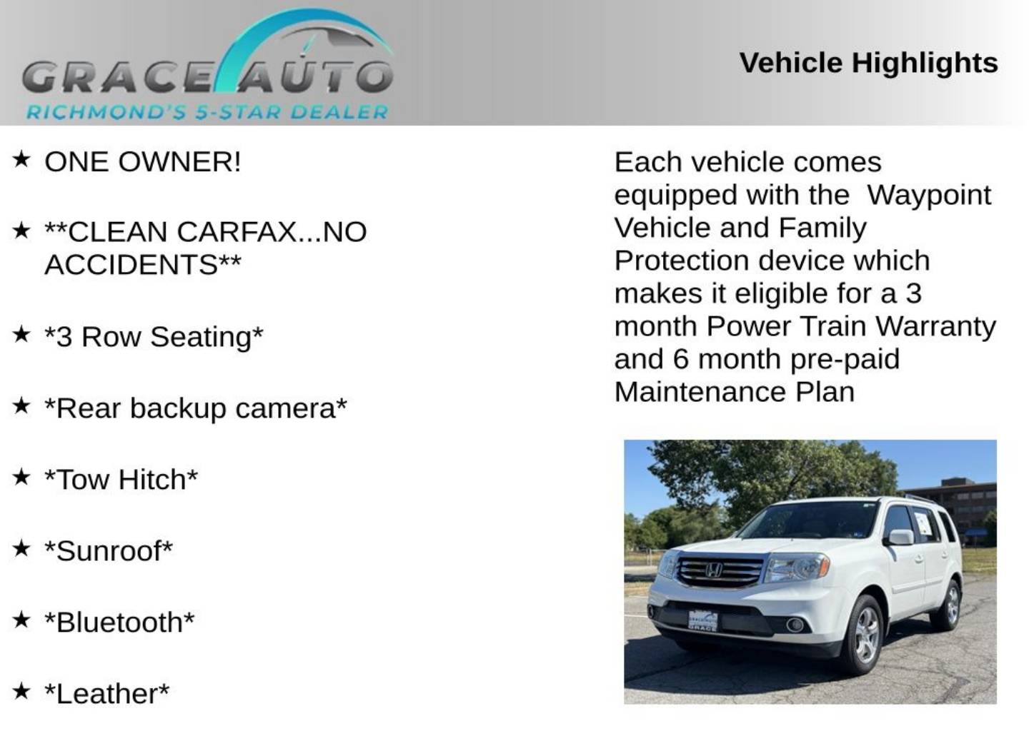 honda pilot 2014 5FNYF3H53EB017869 image honda pilot 2014 5FNYF3H53EB017869 image