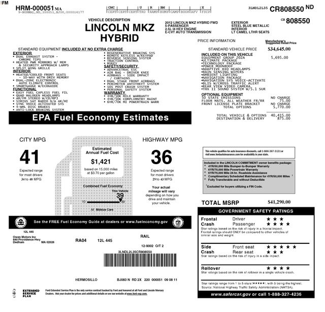 lincoln mkz 2012 3LNDL2L35CR808550 image lincoln mkz 2012 3LNDL2L35CR808550 image