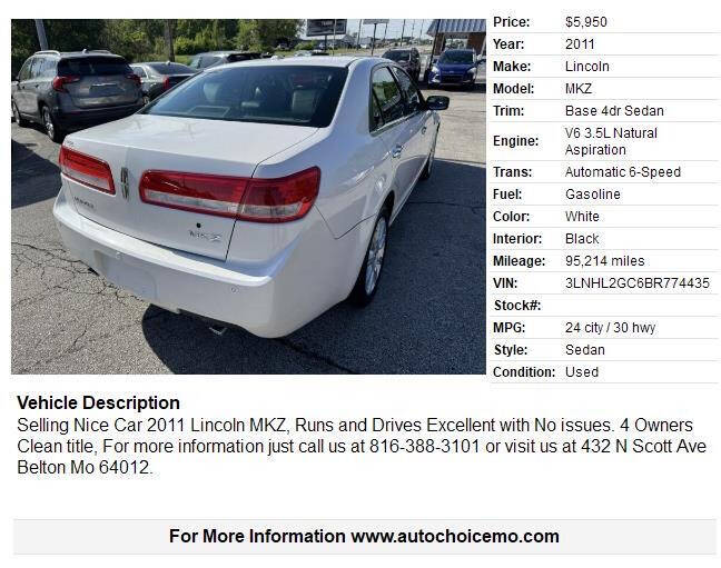 lincoln mkz 2011 3LNHL2GC6BR774435 image lincoln mkz 2011 3LNHL2GC6BR774435 image