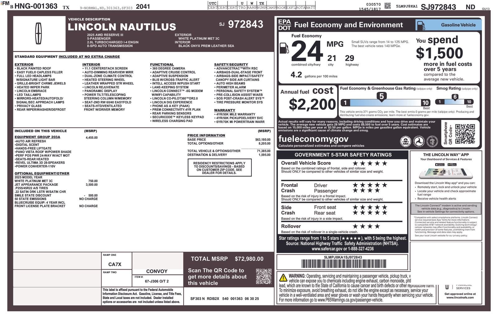 lincoln nautilus 2025 5LMPJ8KA1SJ972843 image lincoln nautilus 2025 5LMPJ8KA1SJ972843 image