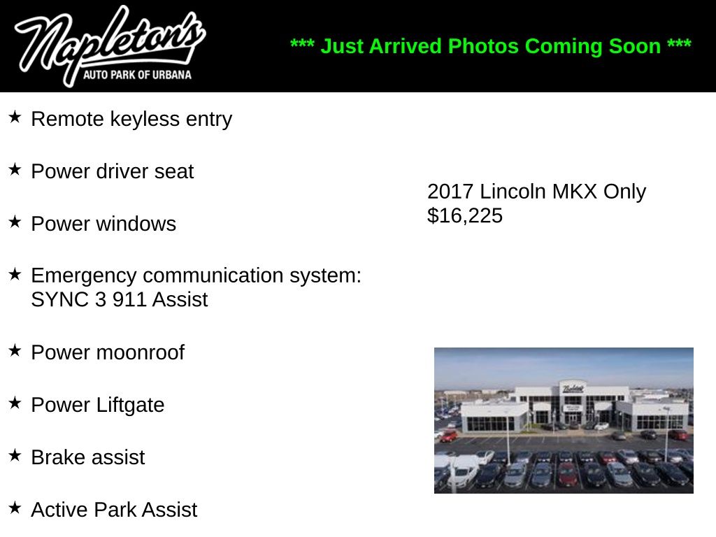 lincoln mkx 2017 2LMPJ8LP1HBL15578 image lincoln mkx 2017 2LMPJ8LP1HBL15578 image