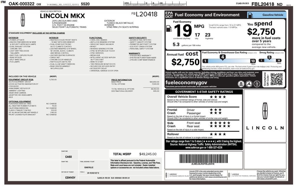 lincoln mkx 2015 2LMDJ8JK5FBL20418 image lincoln mkx 2015 2LMDJ8JK5FBL20418 image