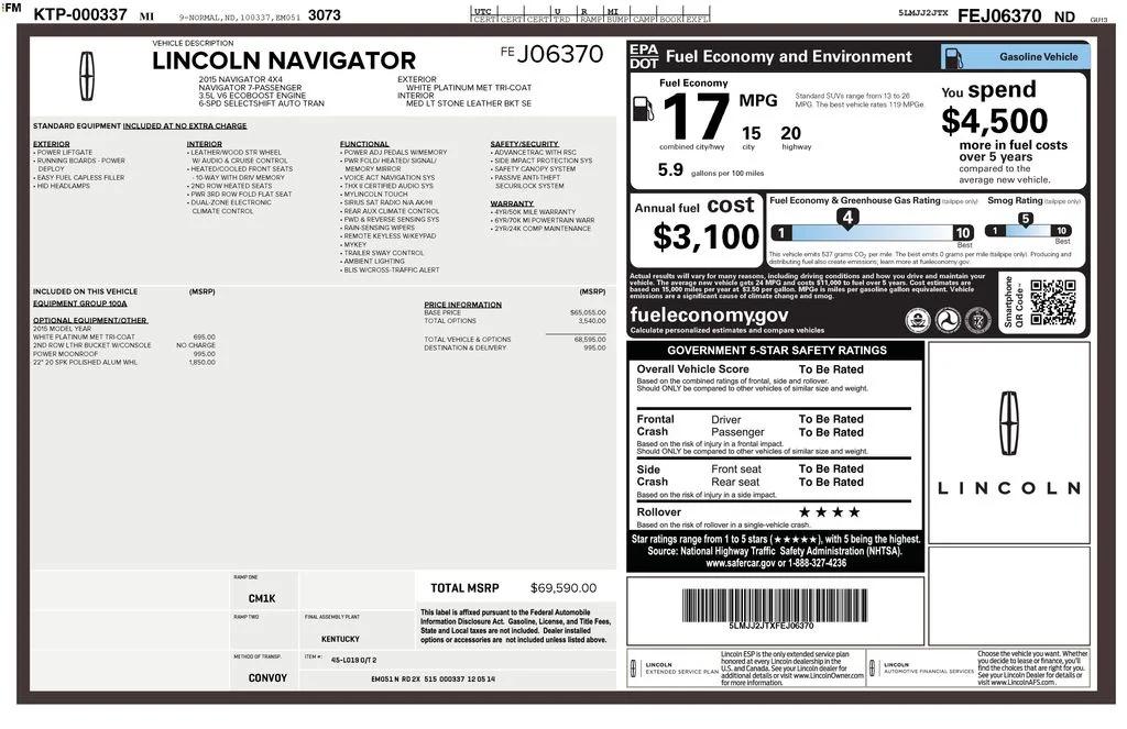 lincoln navigator 2015 5LMJJ2JTXFEJ06370 image