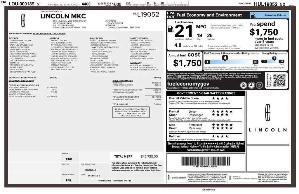 lincoln mkc 2017 5LMCJ3D9XHUL19052 image