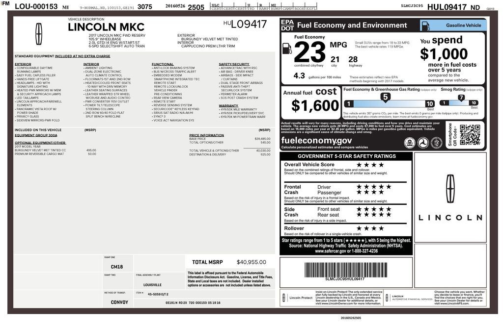 lincoln mkc 2017 5LMCJ3C95HUL09417 image lincoln mkc 2017 5LMCJ3C95HUL09417 image