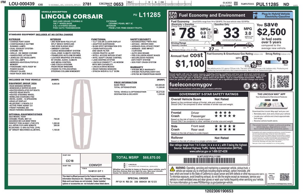 lincoln corsair 2023 5LMTJ5DZ1PUL11285 image lincoln corsair 2023 5LMTJ5DZ1PUL11285 image