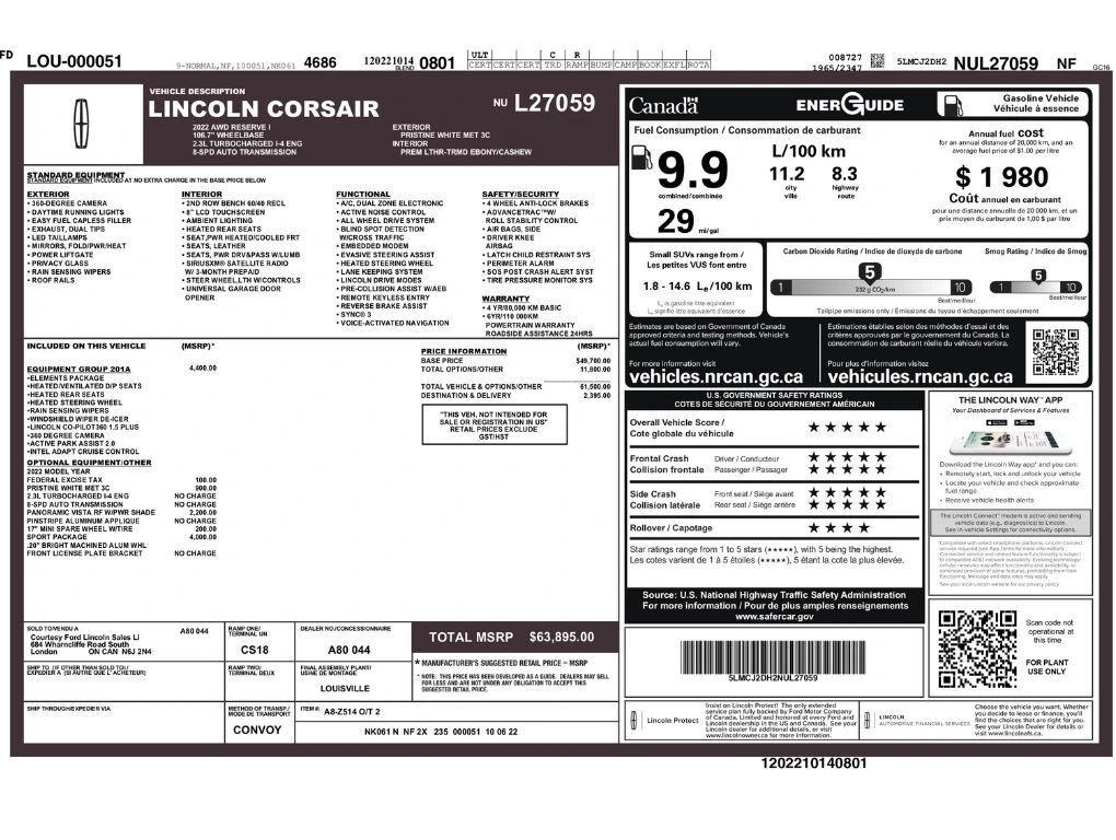 lincoln corsair 2022 5LMCJ2DH2NUL27059 image lincoln corsair 2022 5LMCJ2DH2NUL27059 image